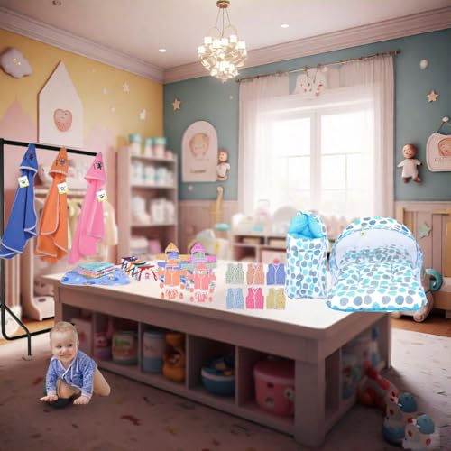 Toddylon Clothing Gift Set -53 Combo | Infant Baby Product | Infants Baby Essentials | Perfect for Newborns | Ideal for 0–6 Months (Multicolor) - Image 4