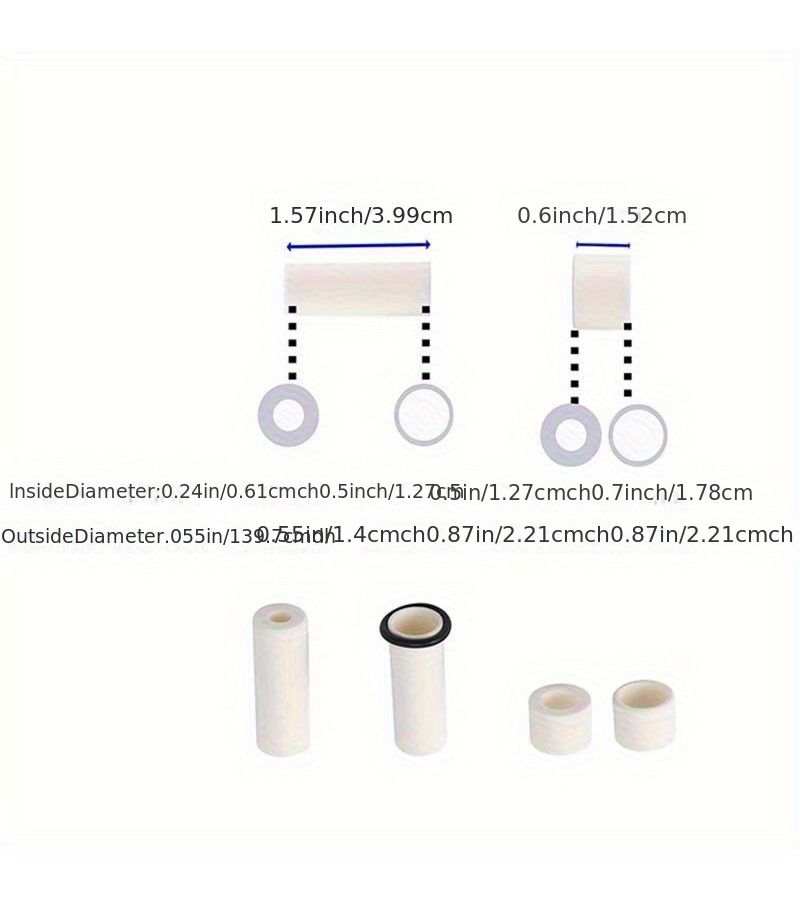 4Pcs Multicolor Ceramic Air Sandblasting Nozzles Universal Size Tip For 5000 Psi - Image 3