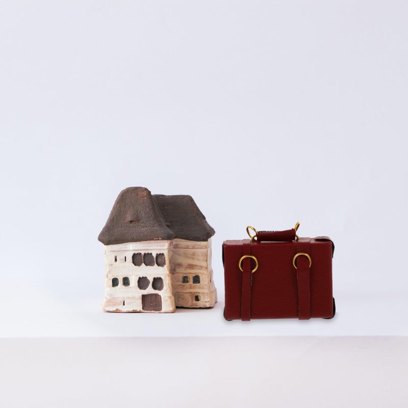 Red Miniature Dollhouse Decor 1 12 Scale Accessory for Small Home Decoration - Image 4