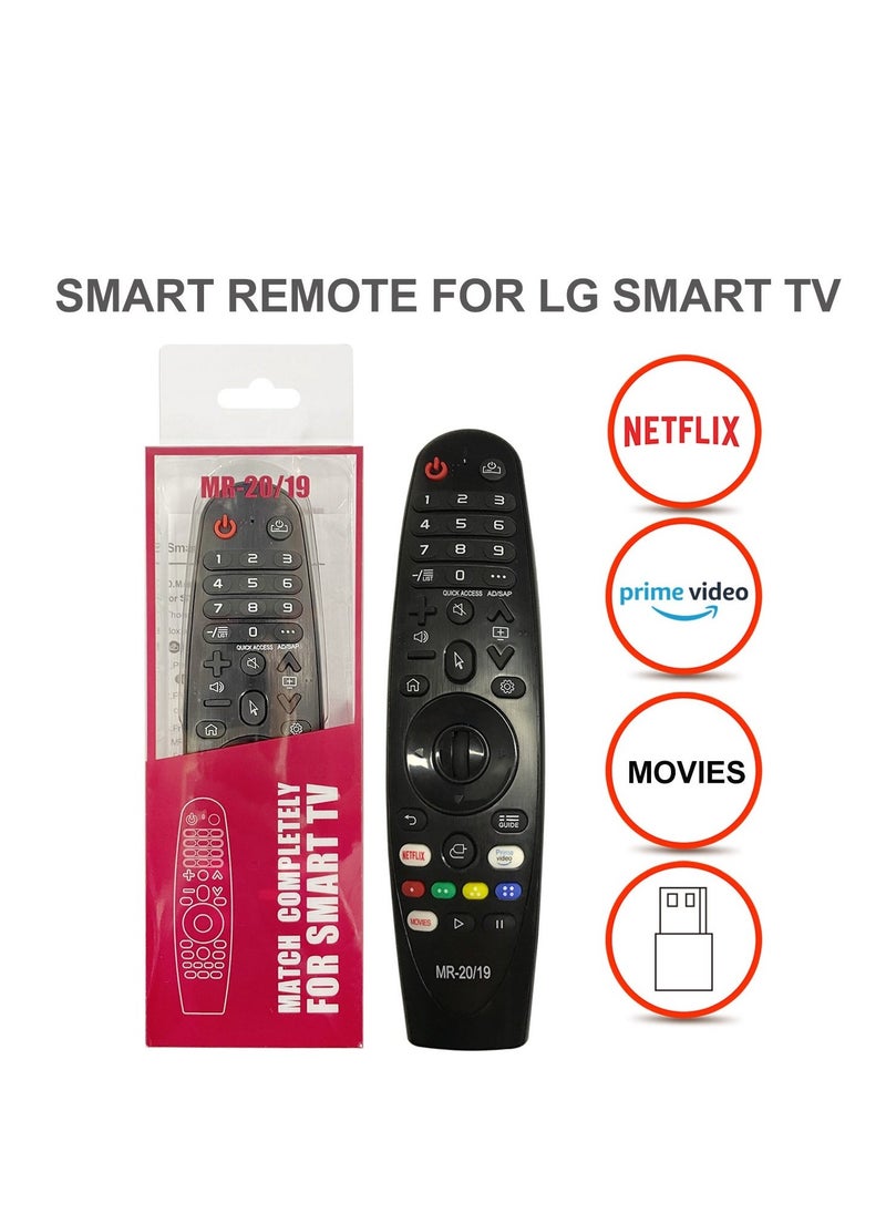 Raxoom LG Smart TV Magic Remote Control With USB Receiver (MR-20/19) - Image 1