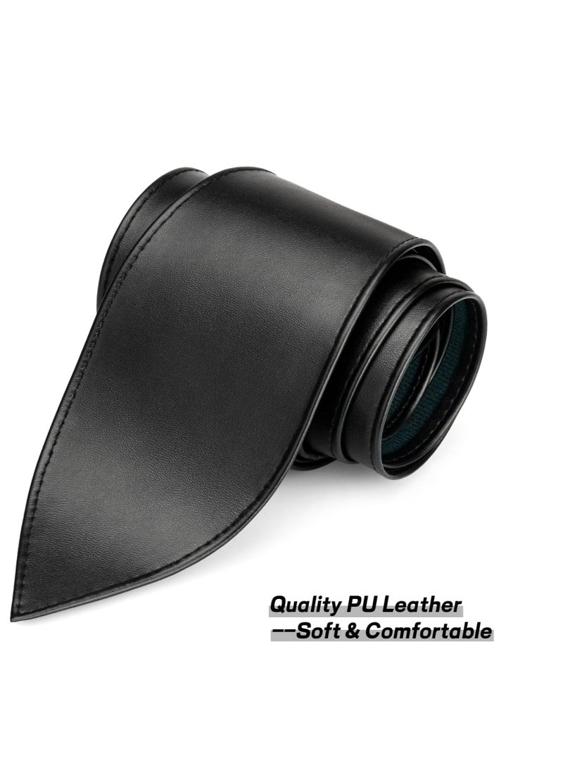 أوزيغالور حزامات جلد واسعة للنساء الأزياء السوداء لللفائف على الفستان حزام الأوبي - Image 5