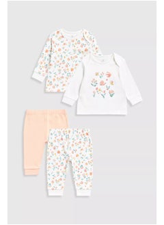 mothercare بيجامات أطفال بطبعة حديقة الزهور - عبوة من قطعتين  - Image 2