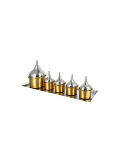 La Mesa Tray With Pots nckel Plated  - Image 4