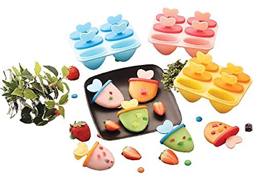 UNEQUETREND Unequetrend 6 Cells Ice Cream Mold Plastic DIY Popsicle Mould Lolly Candy Maker Brown - Image 5
