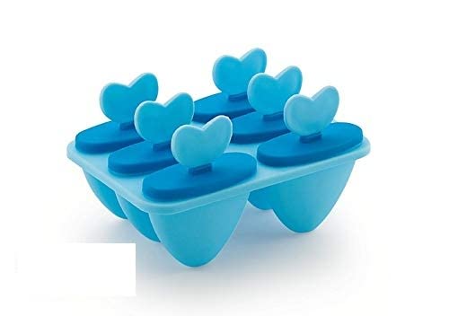 UNEQUETREND Unequetrend 6 Cells Ice Cream Mold Plastic DIY Popsicle Mould Lolly Candy Maker Brown - Image 2