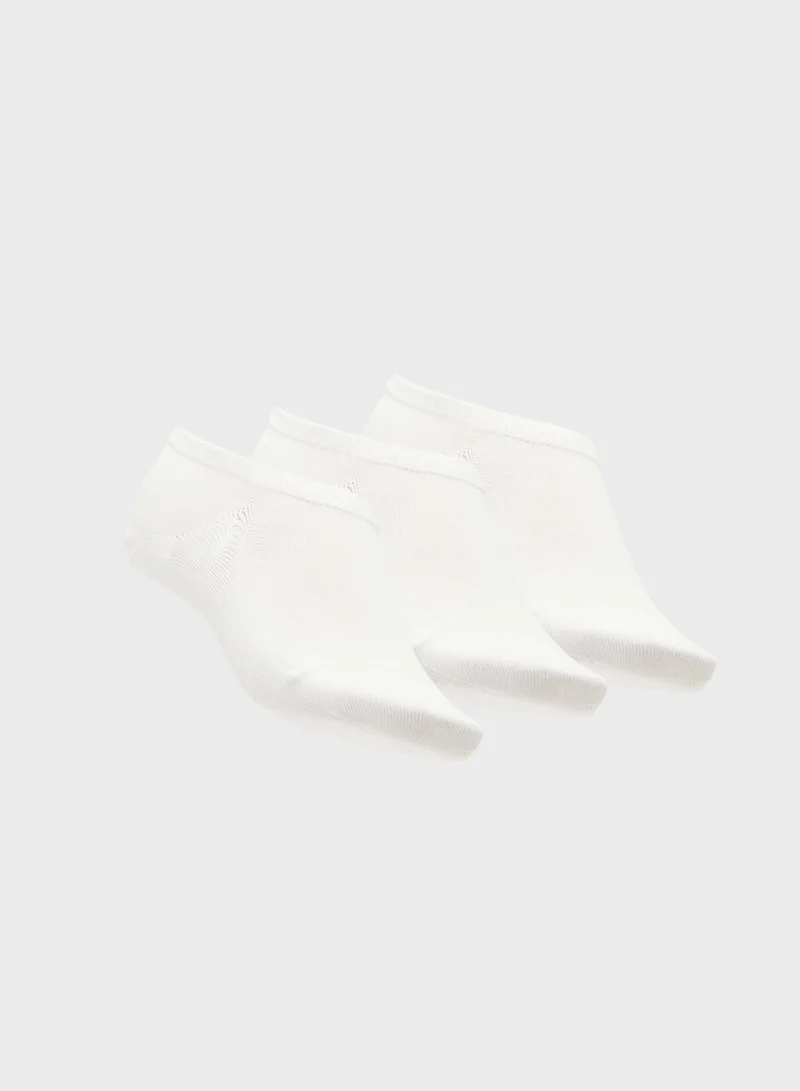 Ginger 3PK Cotton No Show Training Socks