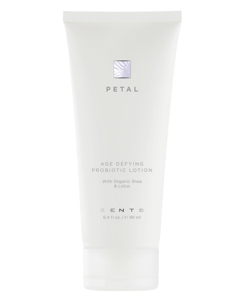 Zents Age-Defying Probiotic Body & Hand Lotion (Petal) | Moisturizing Lotion with Hyaluronic Acid & Organic Shea Butter | Nourishes & Hydrates Skin | 6.4 fl oz - Image 1