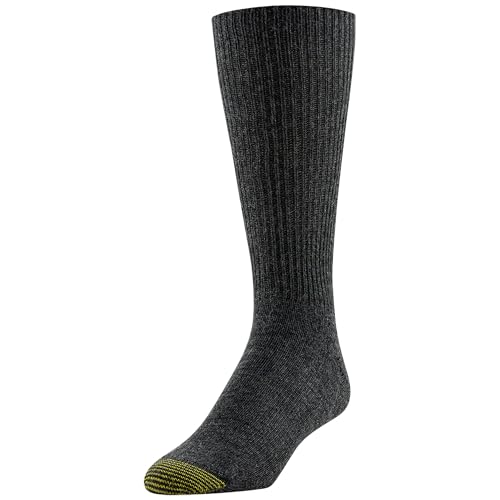 GOLDTOE Men's Fluffies Casual Crew Socks, Assorted (3-Pairs), Large - Image 2