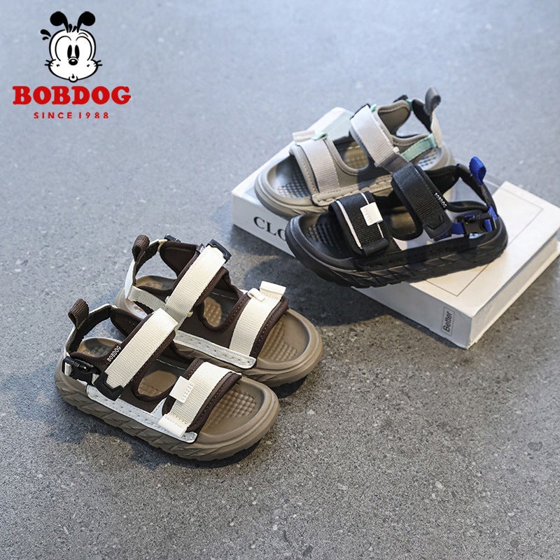 Babudou Kidsren'S Sandals Trendy Big Kidsren'S Boys' Beach Shoes Sports Baby Girls' Soft-Soled Non-Slip Kidsren'S Shoes - Image 2