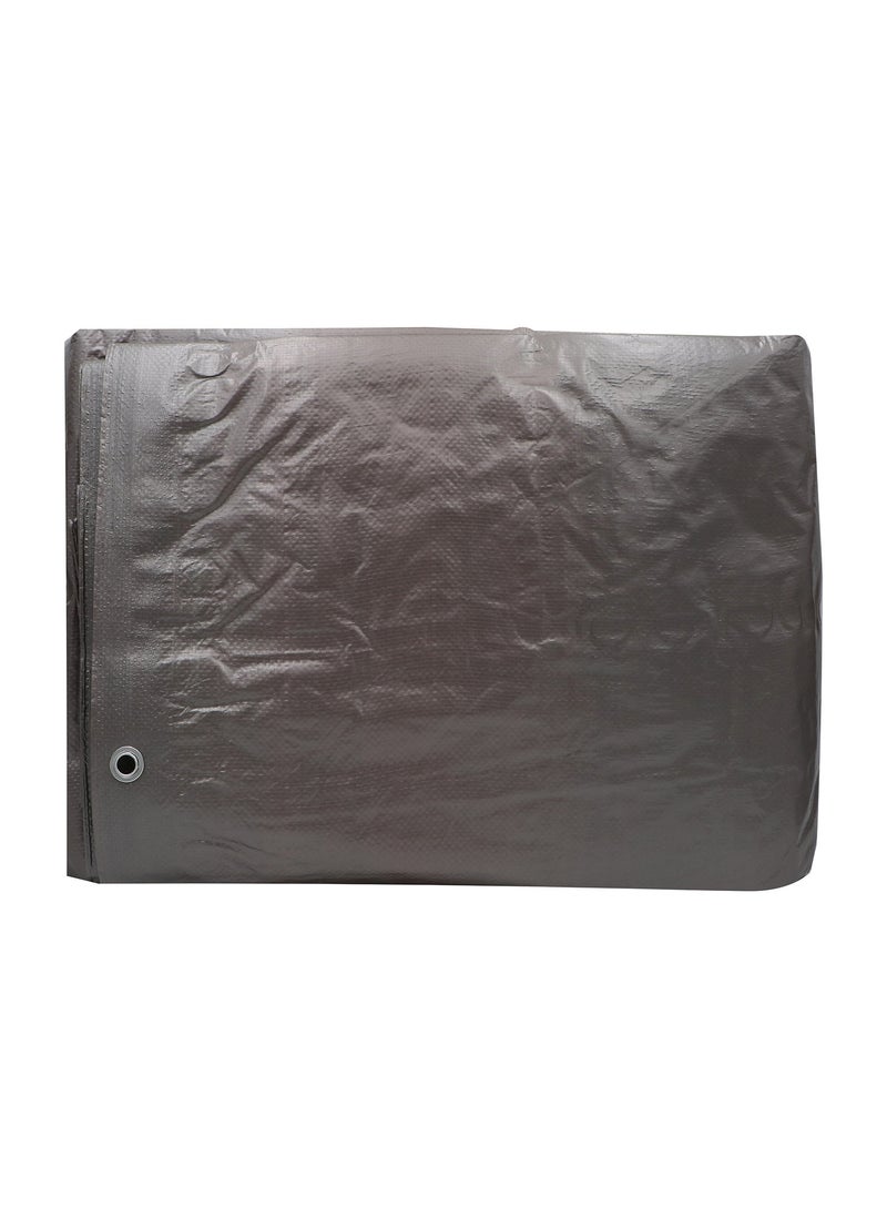 Tarpaulin 120gsm Silver/Orange  - Image 2