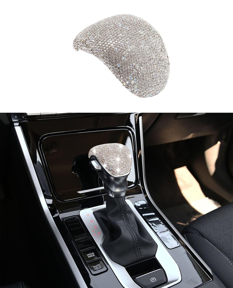HHLOU Bling Crystal Shifter Gear Lever Accessories Compatible with Kia Forte 20192023 - Image 2