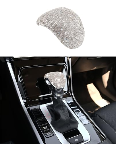HHLOU Bling Crystal Shifter Gear Lever Accessories Compatible with Kia Forte 20192023 - Image 1