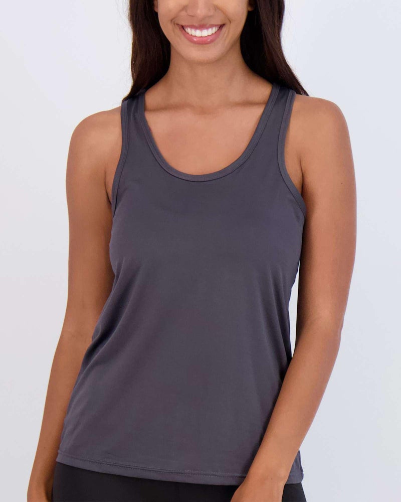 REALESSENTIALS 5 Pack: Womens Quick Dry Fit Ladies Tops Blouse Tee Athletic Yoga Workout Running Gym Active Tees Exercise Women Racerback Sleeveless Flowy Fitness Loose Fit Moisture Wicking Tank Top - Set 9,XXL - Image 5