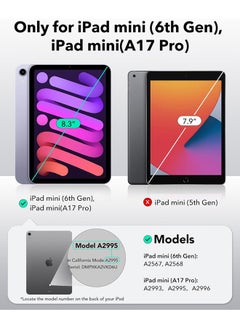 SJet Case for iPad Mini 7 2024 Clear - Mini 7th/6th Generation 2024/2021 8.3-inch iPad Cases with Screen Protector Set for A2567 A2568 A2569 A2993 A2995 A2996  - Image 2