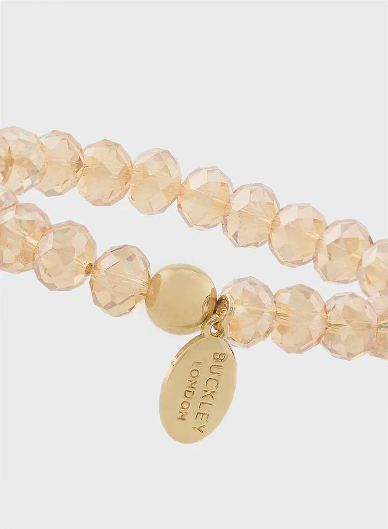 BUCKLEY LONDON Sparkle Glass Bead Bracelet
