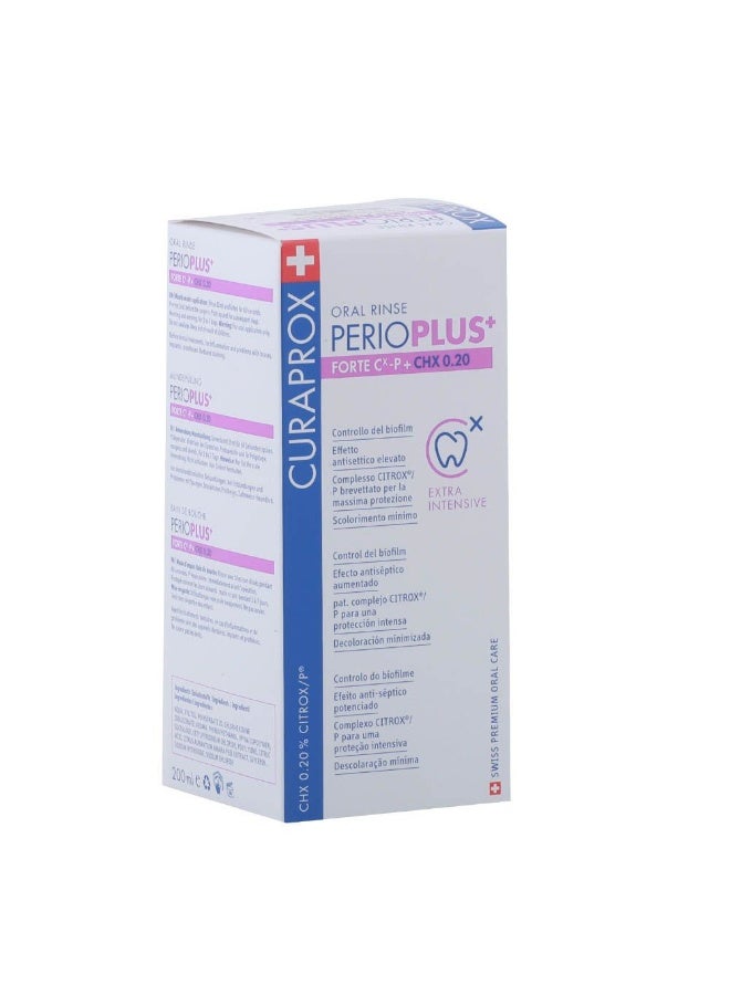 Perio Plus Forte CHX 0.20% Mouthwash 200 mL