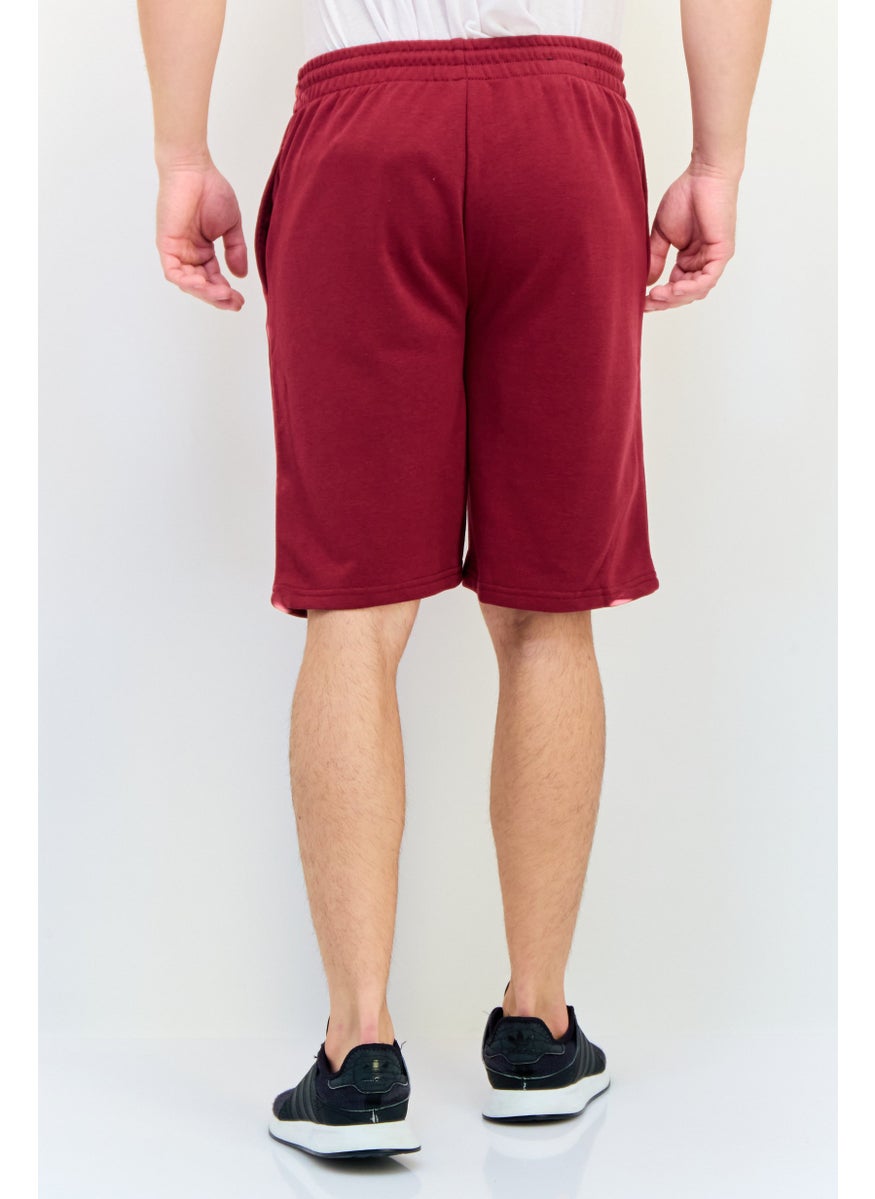 TapouT Men Sportswear Fit Training Shorts, Maroon  - Image 3