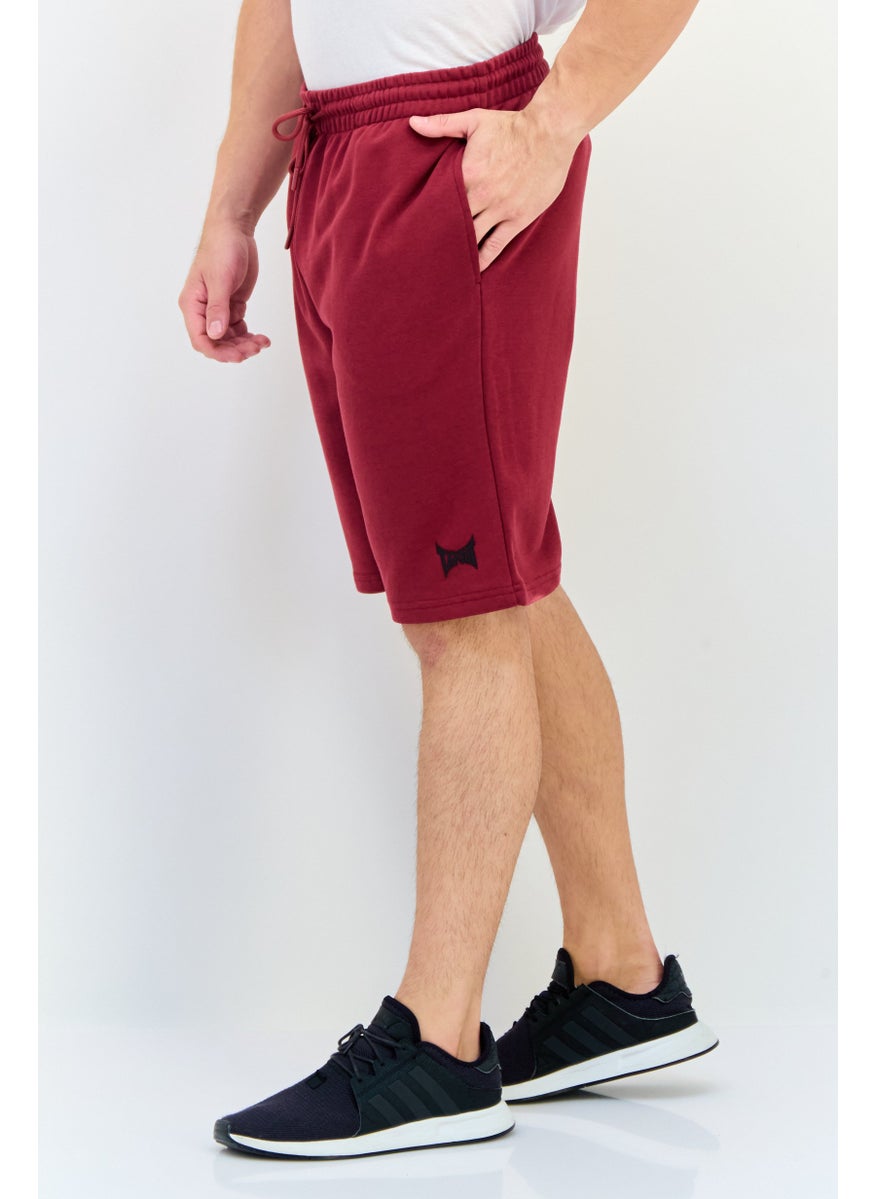 TapouT Men Sportswear Fit Training Shorts, Maroon  - Image 2