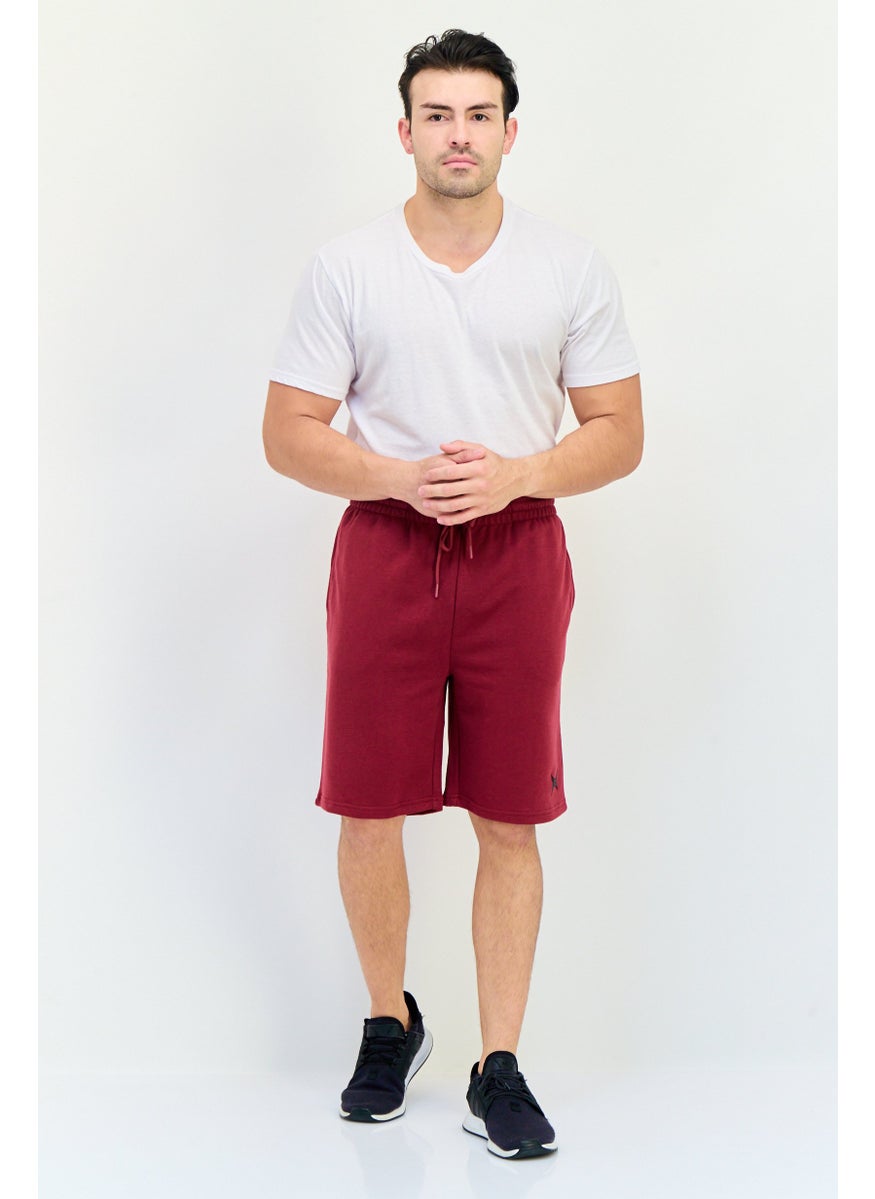 TapouT Men Sportswear Fit Training Shorts, Maroon  - Image 4