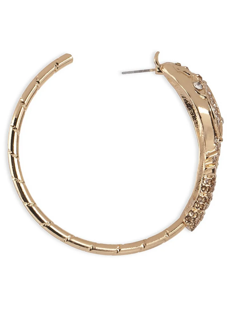 Ginger Snake Detail Earrings