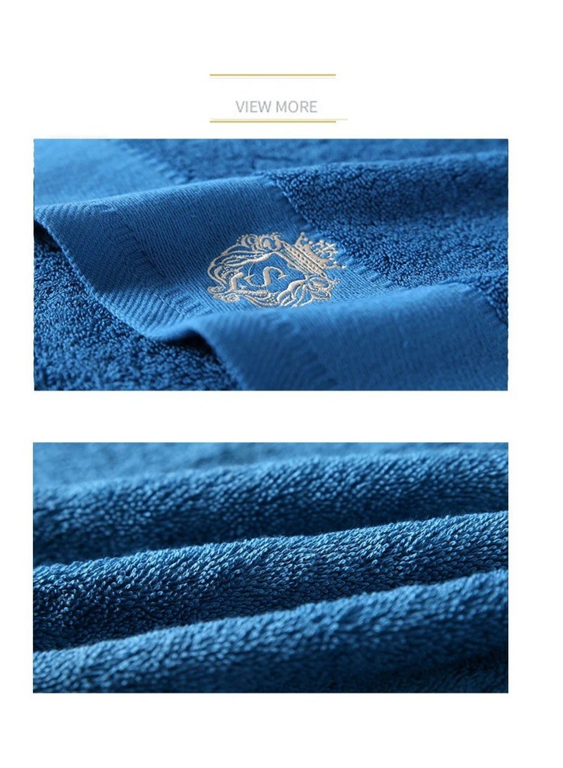 BAIG 100% Cotton Face Towel Adults Baby Hand Embroidered Luxury Hand Face Bathroom 3Pcs Set Towel 35 * 75cm,75 * 140cm - Image 3