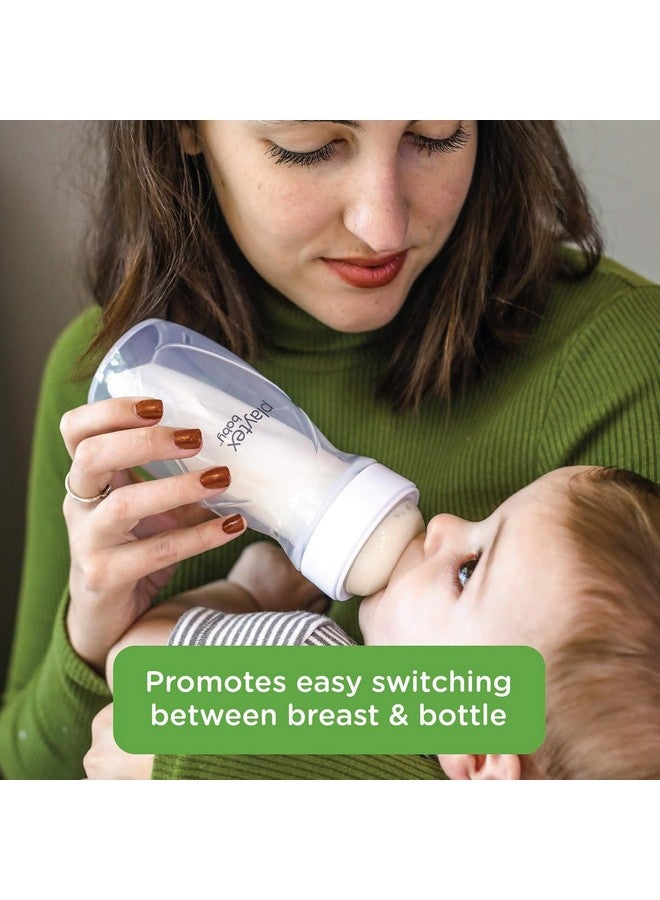 Playtex Baby Naturalatch Most like Mom Silicone Baby Bottle Nipples, Fast Flow, Pack of 2 Nipples (Compatible with all Playtex Baby Bottles) - Image 3