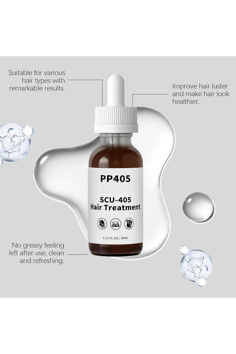 ATRJSZ PP405 Hair Treatment, SCU-405 Hair Growth Oil, Anti-Hair Loss Serum, Scalp Nourishing Oil, Damage Repair, Loss Prevention, Quickly Absorbed & Non-Greasy - Image 2