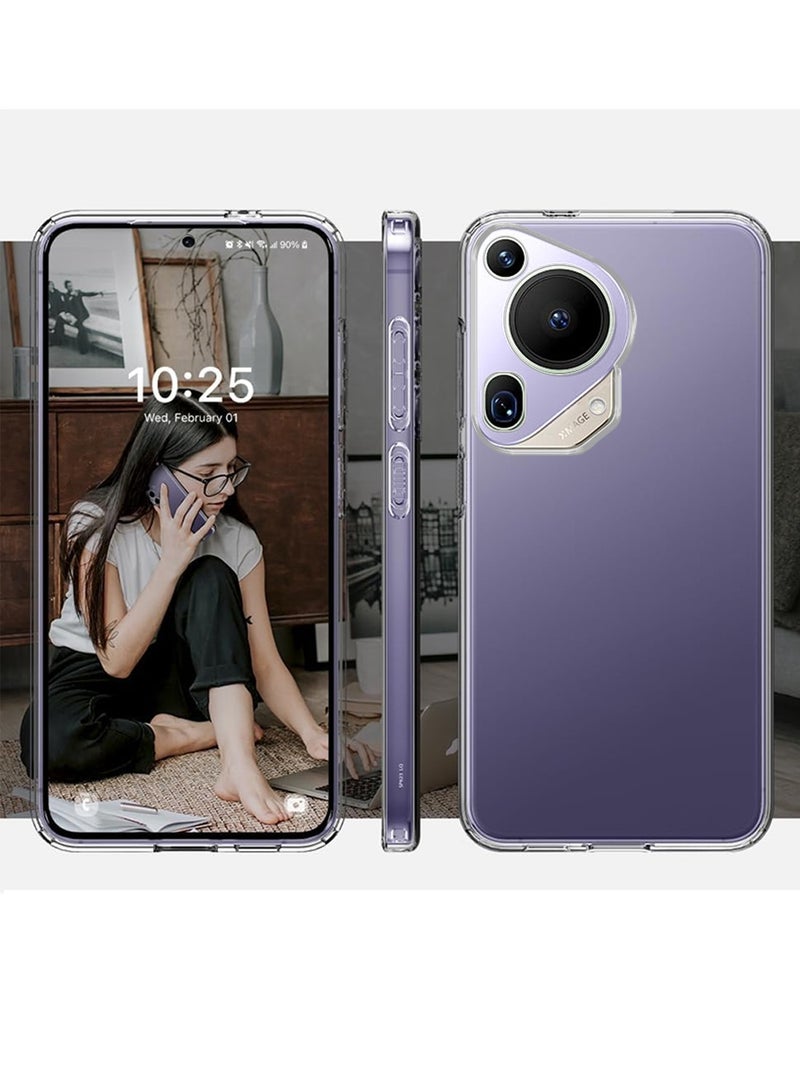 Techie Huawei Pura 70 Ultra 5G TPU Clear Case | Soft Corner, Slim, Shockproof, Anti-Fingerprint Transparent Cover - Image 5