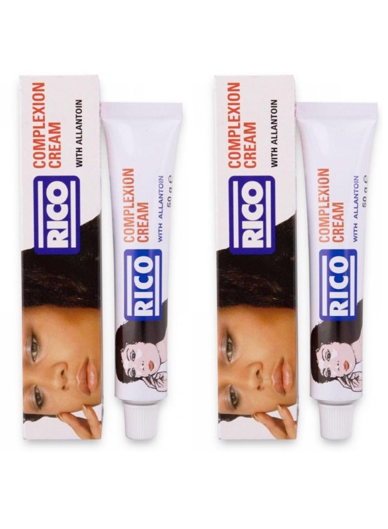 كريم تبييض الوجه 50 جرام قطعتين