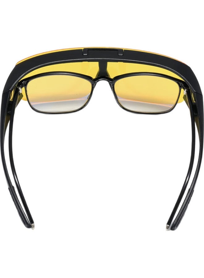 LOVECRAFT Cycling Glasses Set, Narrow Frame Photochromic, Over Myopia Glasses, Uv Protection, Windproof, Dustproof - Image 1