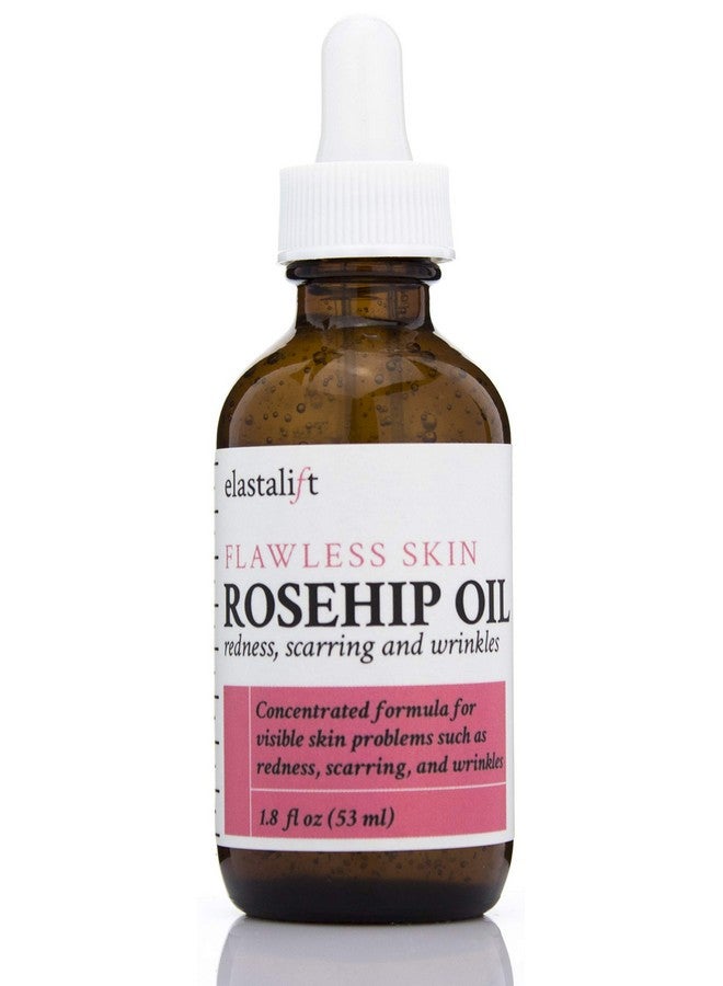 إلاستا ليفت زيت ثمر الورد من إيلاستاليفت للوجه مع فيتامين سي والخيار. يساعد زيت ثمر الورد النقي للوجه على علاج التجاعيد والندوب والاحمرار لبشرة أكثر إشراقًا. 1.8 أونصة سائلة (عبوة من قطعتين). - Image 3