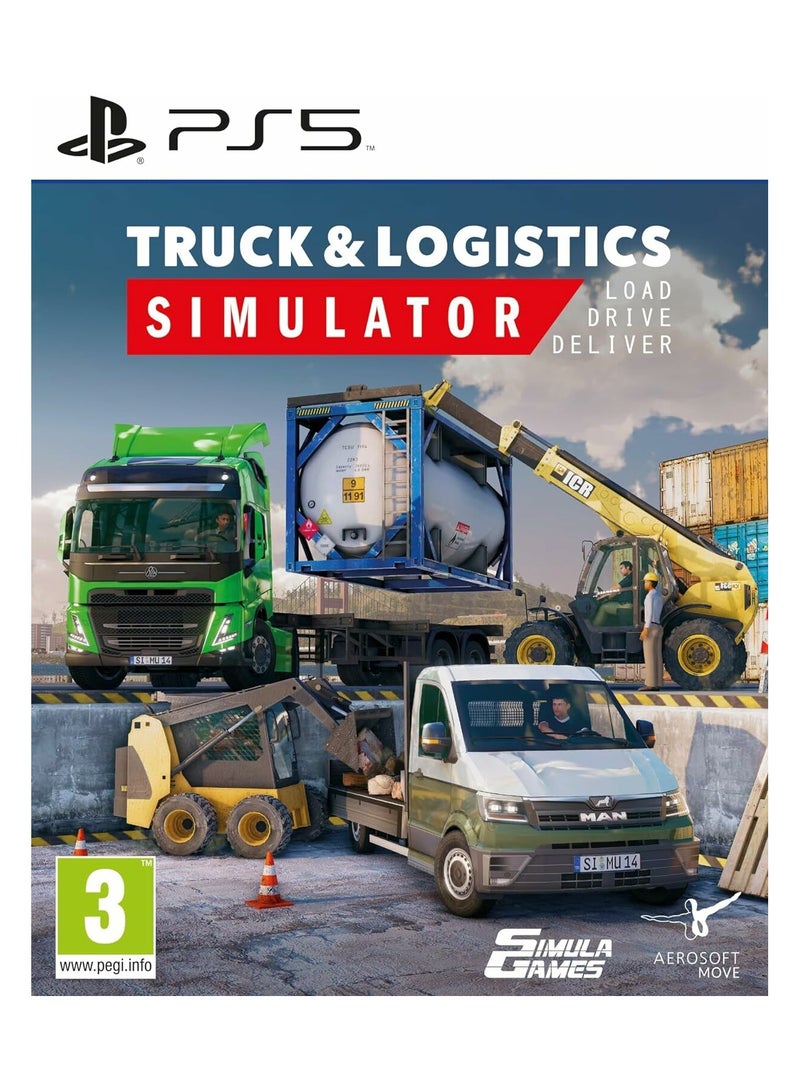 aerosoft Truck & Logistics Simulator PS5 Edition - Simulation Driving and Logistics Management Game - playstation_5_ps5 - Image 1