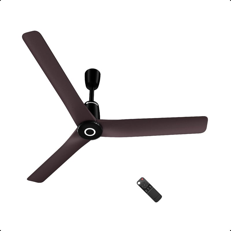 atomberg Aris Contour Smart 1200mm Voice Controlled BLDC Ceiling Fan with Remote |BEE 5 Star| Best-in-class Air Flow | Silent Operation| Designer Fan | Free Installation | 5 Year Warranty |Umber Brown - Image 1