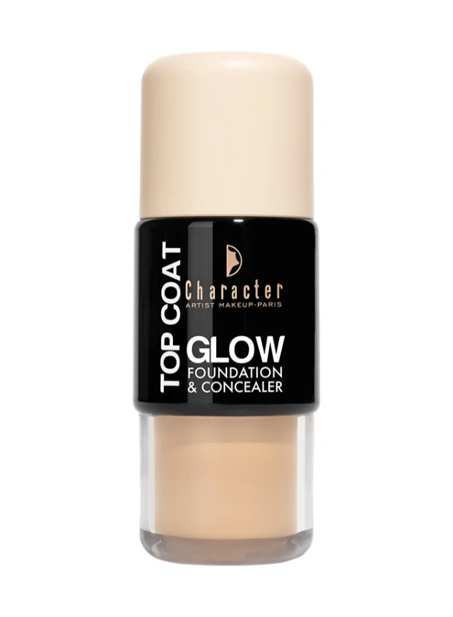 Character Top Coat Glow Foundation And Concealer