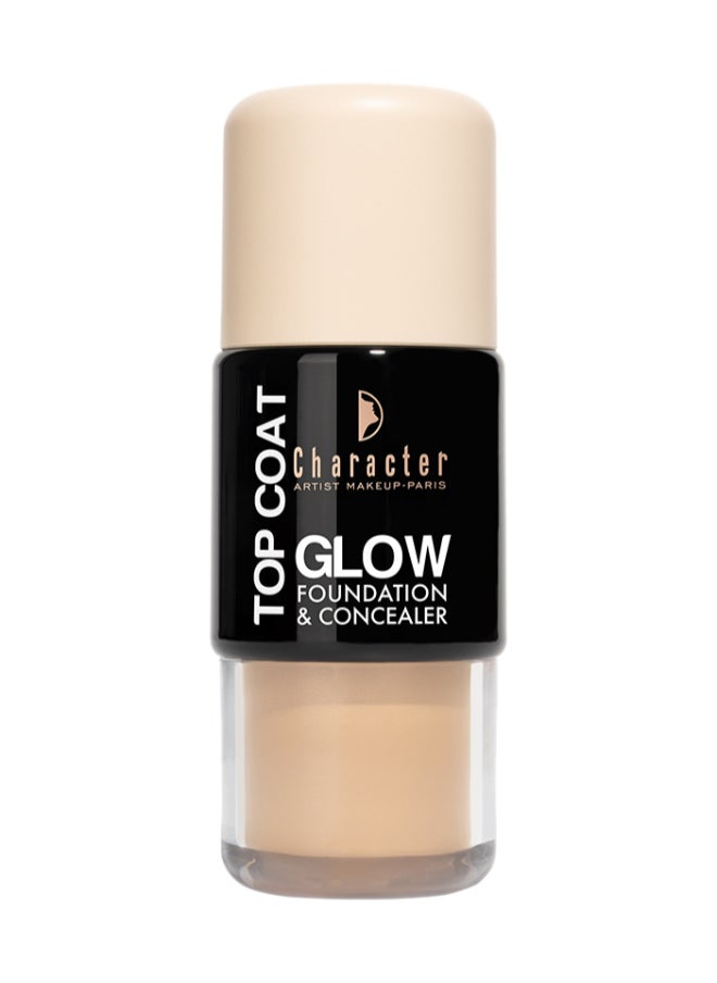 Character - Top Coat Glow Foundation And Concealer - Image 1