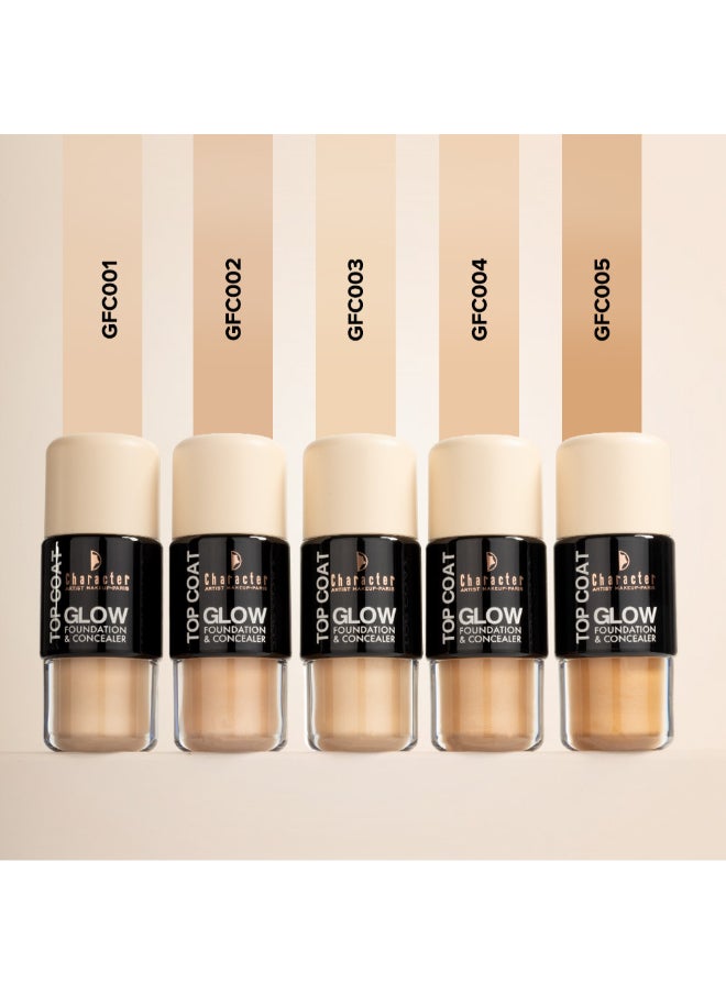 Character - Top Coat Glow Foundation And Concealer - Image 1