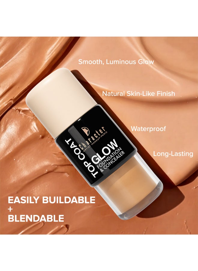 Character - Top Coat Glow Foundation And Concealer - Image 1