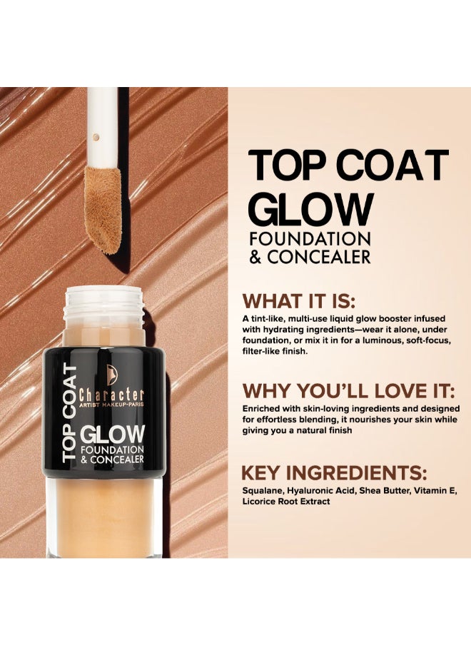 Character - Top Coat Glow Foundation And Concealer - Image 1