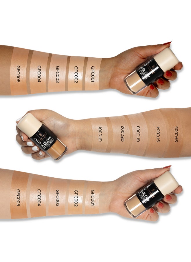 Character - Top Coat Glow Foundation And Concealer - Image 1