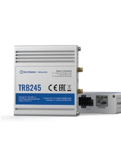 Teltonika TRB245 Industrial M2M LTE Gateway, 4G/LTE (Cat 4), 3G, 2G Connectivity, Up to 150 Mbps Speed, Dual Sim With Auto Failover, RS232/RS485 Serial Ports, Multiple I/O Inputs & Outputs