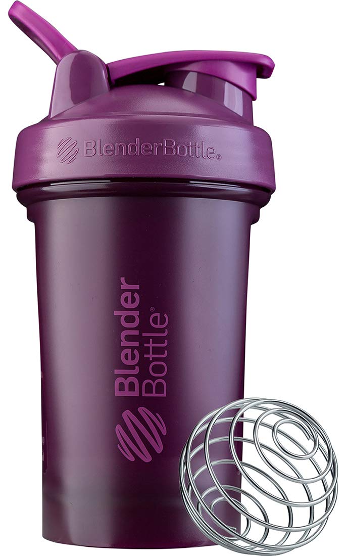 BlenderBottle Classic V2 Shaker Bottle Perfect for Protein Shakes and Pre Workout, 20-Ounce, Plum - Image 1