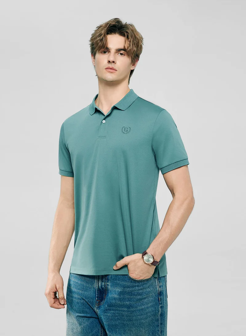 Men’s Slim Fit Liquid Touch Cotton Interlock Polo