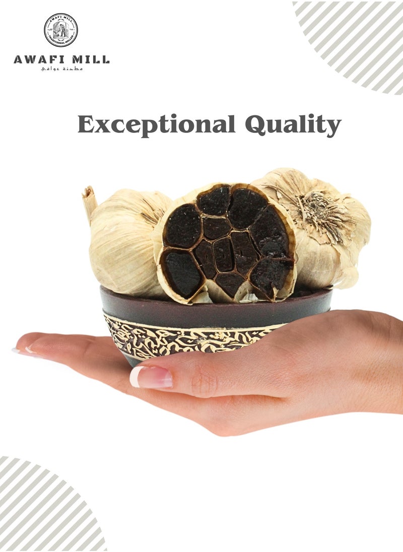 Awafi Mill AWAFI MILL Black Garlic Whole Cloves | Naturally Aged Gourmet Delicacy  - Image 5