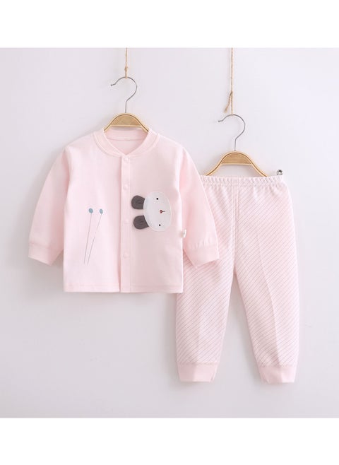 Baby Spring And Autumn Cotton Set Two Piece Set