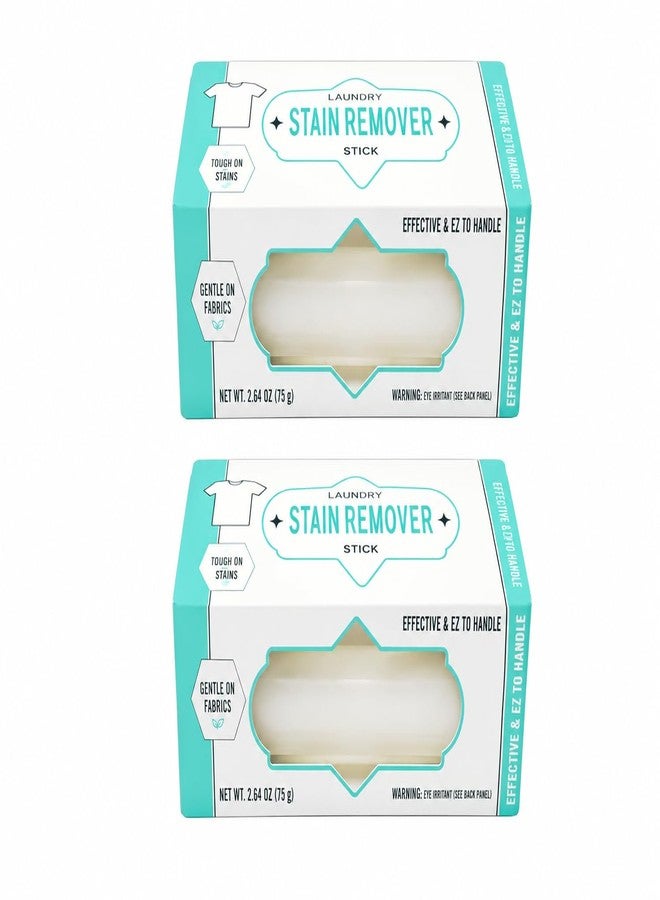 2 Pack - Laundry Stain Remover Stick 2.5 oz Lemongrass | Powerful Natural Stain Lifter | Stain Remover Eco-Friendly, Travel-Friendly, & Tough on Stains - Image 1