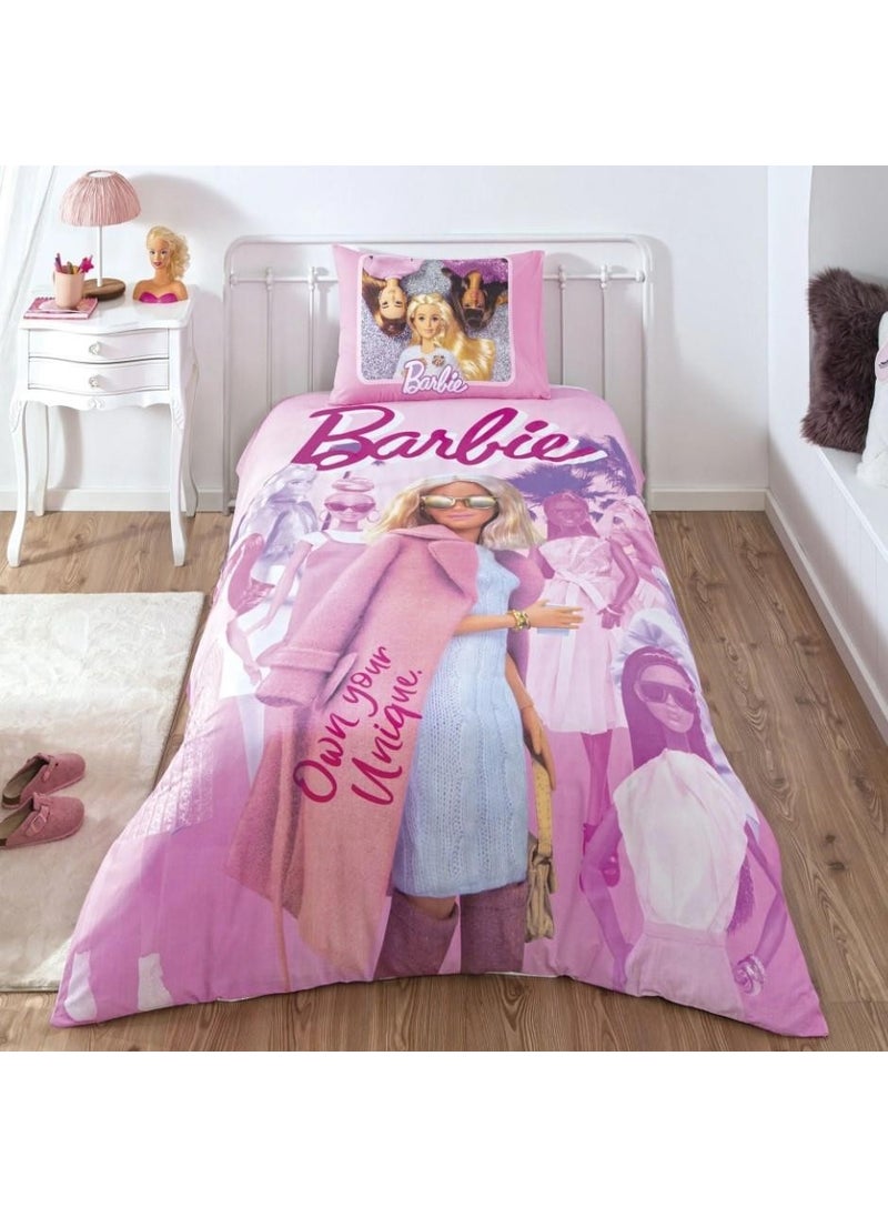 Licensed Single Duvet Cover Set Barbie Pink Power - pzsku/Z425E19B1E1047A196D3FZ/45/_/1740566170/73b87519-f913-4abd-9686-11fa13f2c147