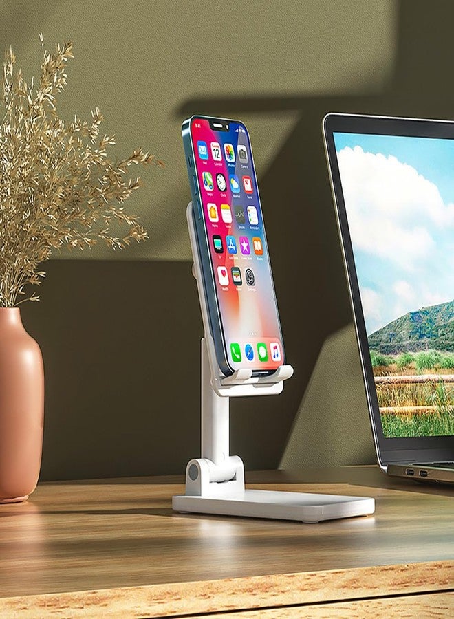 KLAQQED Portable Aluminum Laptop & Phone Stand, Adjustable, Foldable, Ergonomic, for MacBook, iPad, Tablets & Smartphones, Office Desk Accessories - Image 4