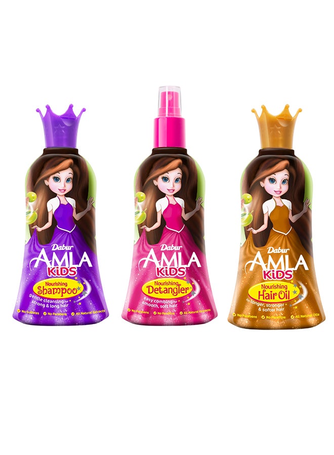 Dabur Amla Kids Detangler And  Hair Oil With Shampoo - Image 2