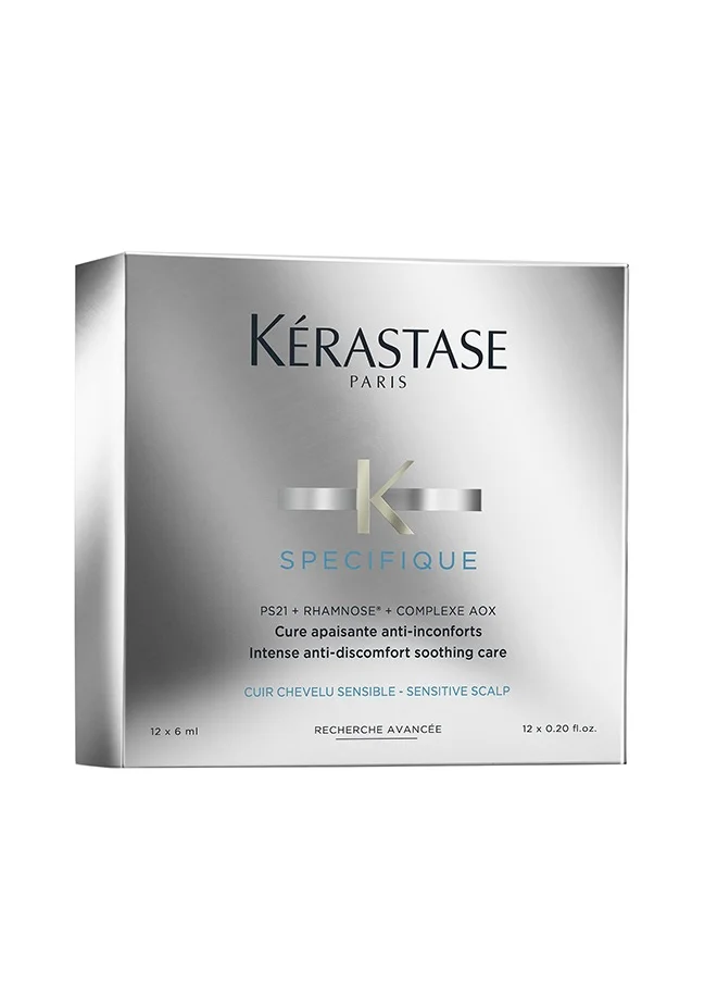 KERASTASE Kerastase Specifique Cure Apaisante Hair Treatment For Senstive Scalp - 12x6ml