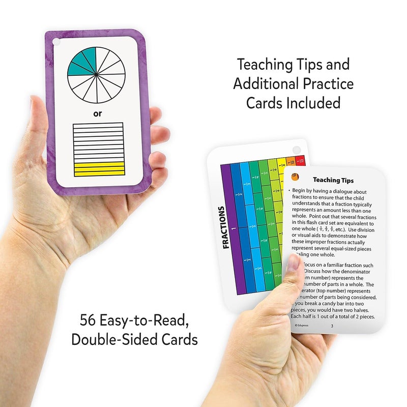Teacher Created Resources Fractions Flash Cards (EP62053) - Image 5
